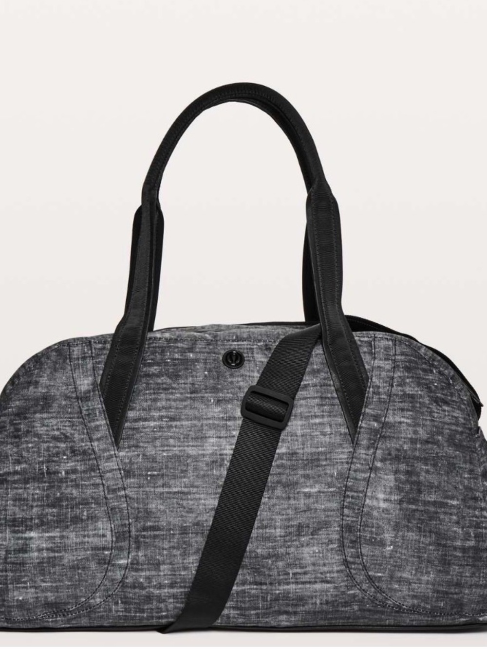 Lululemon Athletica out of range duffel speckled gray! RARE!!